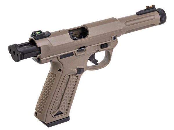 Action Army Ruger MKII AAP01 Gas Blowback Pistol (Tan)