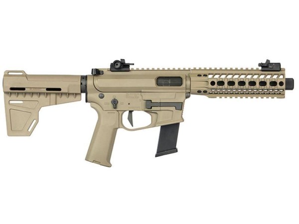 Ares M45X-S with EFCS Gearbox (S-Class L - Tan - AR-088E - Comes with Extra Mid-Cap and Low Cap Magazine)