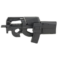 JG D90 SMG with Inbuilt Drum & M4 Magazine (Black)