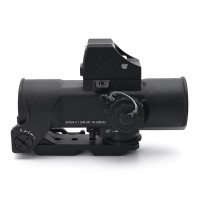 Ares 4x OS4 Replica Lightweight Day Sight LDS Complete Set (Black) 