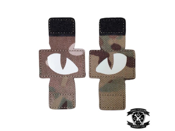 MOLLE Glow In The Dark Eyes (Multicam, Black, Tan, Olive) 