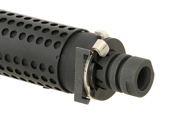 Big-Dragon KAC Style QD Suppressor with Birdcage Flash Hider (14mm CCW)