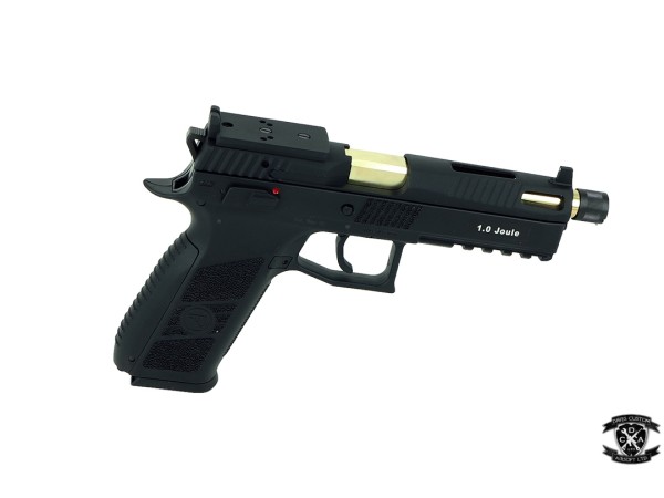 ASG CZ P-09 Optics Ready GBB / Co2 Pistol With Hardcase (Black) 