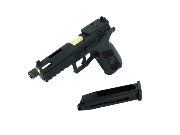 ASG CZ P-09 Optics Ready GBB / Co2 Pistol With Hardcase (Black) 
