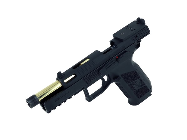 ASG CZ P-09 Optics Ready GBB / Co2 Pistol With Hardcase (Black) 