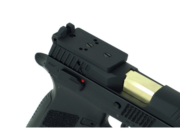 ASG CZ P-09 Optics Ready GBB / Co2 Pistol With Hardcase (Black) 