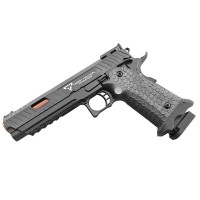 Jag Precision x Taran Tactical Full Metal International Licensed JW3 Combat Master Gas Blowback Pistol (Black & Gold) 