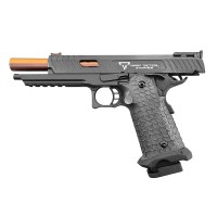 Jag Precision x Taran Tactical Full Metal International Licensed JW3 Combat Master Gas Blowback Pistol (Black & Gold) 