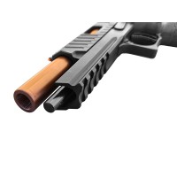 Jag Precision x Taran Tactical Full Metal International Licensed JW3 Combat Master Gas Blowback Pistol (Black & Gold) 