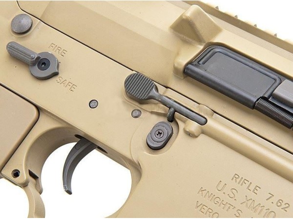 Ares - KNIGHTS SR25 Carbine (locked to semi EFCC) DMR AEG (Tan) (ARES-SR-005E)(400 fps)