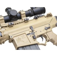 Ares - KNIGHTS SR25 Carbine (locked to semi EFCC) DMR AEG (Tan) (ARES-SR-005E)(400 fps)