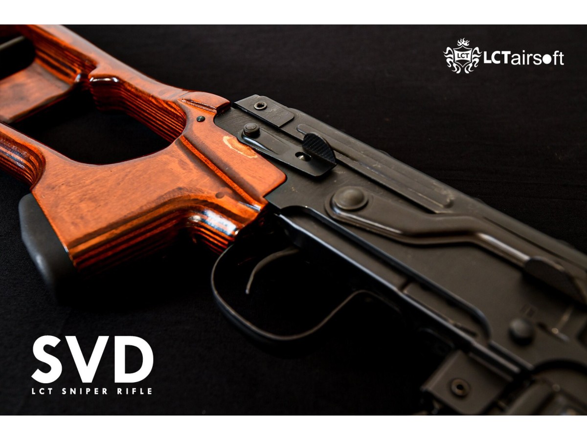 LCT Steel Dragunov SVD with Real Wood Furniture with Tier ...