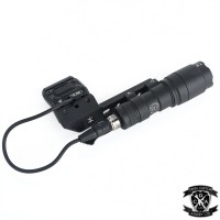 WADSN Fusion Style ModButton With Left or Right Wing Mount for Surefire Torches (Black / Dark Earth)