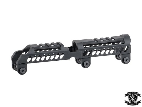 5KU Lightweight AK Gas Tube Cover Handguard Long (Black) 