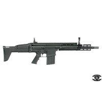 Double Bell SCAR-H AEG with 20mm Rail System (Black / Tan)  Double Bell SCAR-H AEG with 20mm Rail System (Black / Tan)