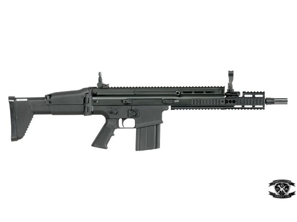 Double Bell SCAR-H AEG with 20mm Rail System (Black / Tan)  Double Bell SCAR-H AEG with 20mm Rail System (Black / Tan)