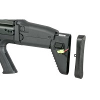 Double Bell SCAR-H AEG with 20mm Rail System (Black / Tan)  Double Bell SCAR-H AEG with 20mm Rail System (Black / Tan)