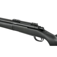 CYMA CM.702A-U Fluted Barrel Spring Sniper Rifle Upgraded 500fps (Black) 