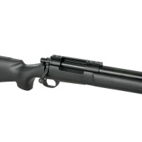 CYMA CM.702A-U Fluted Barrel Spring Sniper Rifle Upgraded 500fps (Black) 