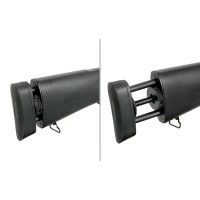 CYMA CM.702A-U Fluted Barrel Spring Sniper Rifle Upgraded 500fps (Black) 