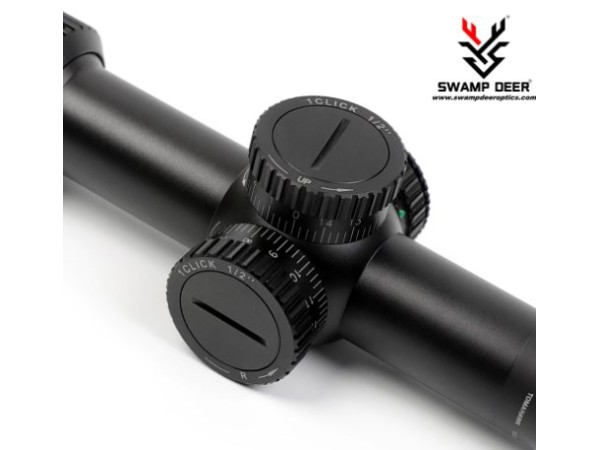 SWAMP DEER 1.2-6x24IR TOMAHAWK Rifle Scope (Black) 