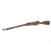 S&T Mosin-Nagant M1891/30 Bolt Action Spring Powered Rifle (Real Wood) 