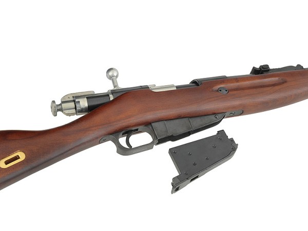 S&T Mosin-Nagant M1891/30 Bolt Action Spring Powered Rifle (Real Wood) 