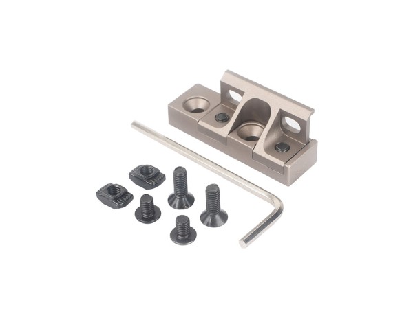 WADSN Key-Mod & M-LOK Mount for M Series Torch (Black / DE) 