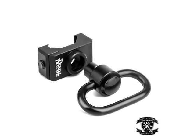 M-ETAL Daniel Defence Style QD Sling Mount 20mm (Black) 