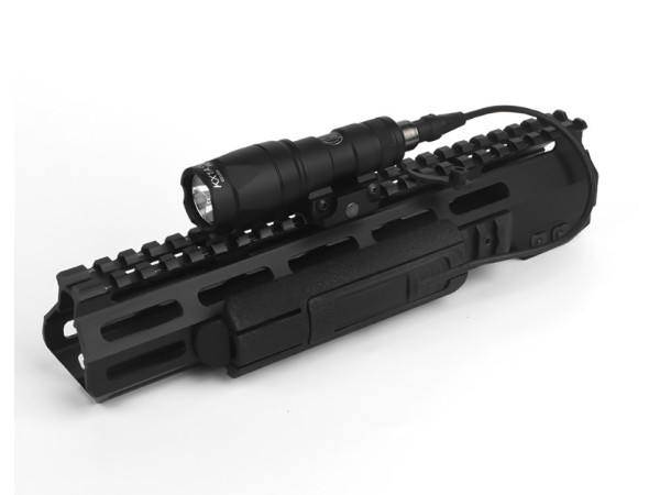 MP Rail Cover with Pressure Switch Groove for 20mm Rail System (Black / DE)  