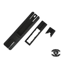 MP Type-2 Rail Cover with Pressure Switch Groove for 20mm Rail System (Black / DE)  