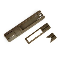 MP Type-2 Rail Cover with Pressure Switch Groove for 20mm Rail System (Black / DE)  