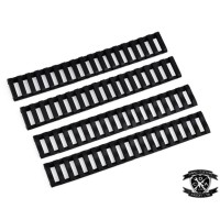 MP Rubber Ladder Set for 20mm Rail (Black / Dark Earth) 