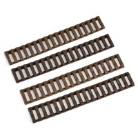MP Rubber Ladder Set for 20mm Rail (Black / Dark Earth) 