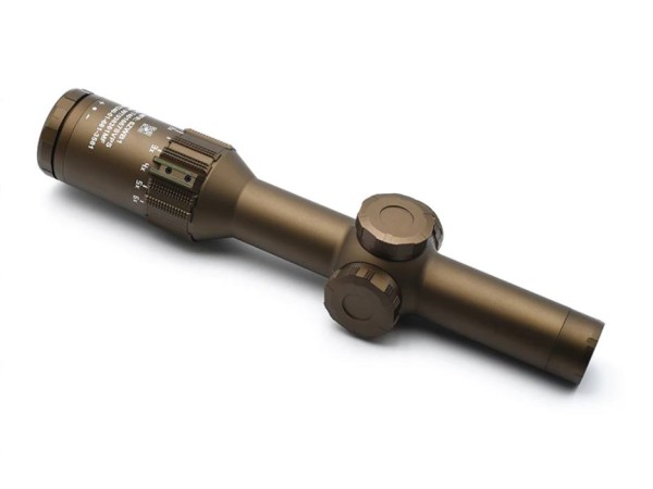 Evolution Gear LPVO FFP TANGO-6T Style 1-6x24 MilSpec Markings (Black / Burnt Bronze) 