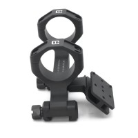 C1 Style Scope Mount for 34mm Tubes with T2/T1 / RMR Offset Mount 1.54" Tall (Black / DE)