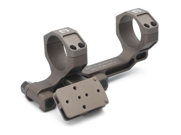 C1 Style Scope Mount for 34mm Tubes with T2/T1 / RMR Offset Mount 1.54" Tall (Black / DE)