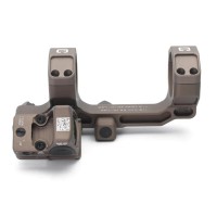 C1 Style Scope Mount for 34mm Tubes with T2/T1 / RMR Offset Mount 1.54" Tall (Black / DE)