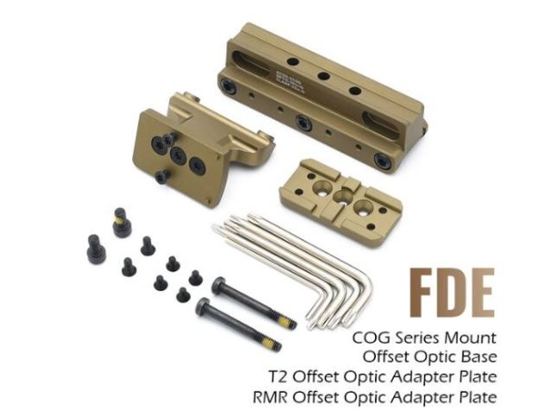 Acog Offset Fast COG Series Mount for ACOG / VCOG with T2/T1 / RMR Offset ...
