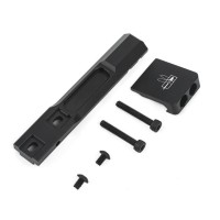 WADSN Thorntail 20mm Mounted Offset Adaptive Longbar Light Mount (Black) 