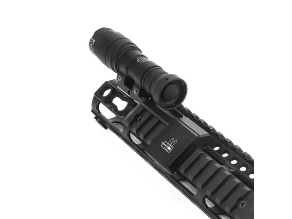 WADSN Thorntail 20mm Mounted Offset Adaptive Longbar Light Mount (Black) 