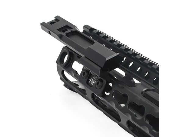WADSN Thorntail M-LOK & Key-Mod Mounted Offset Adaptive Longbar Light Mount (Black) 