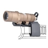 WADSN Thorntail2 20mm Mounted SBR Light Mount (Black)