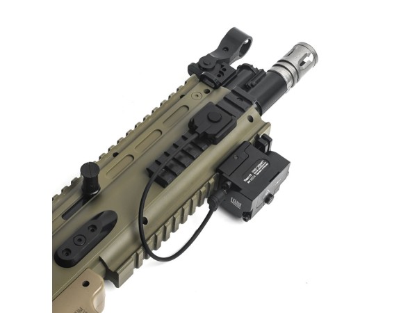 WADSN Aluminium P-1 IK Aiming Device with Red Laser WD06026 (Black) 