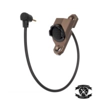 WADSN Key-Mod & M-LOK Mounted Hot Button with 2.5mm Jack WD07014 (Black / DE) 
