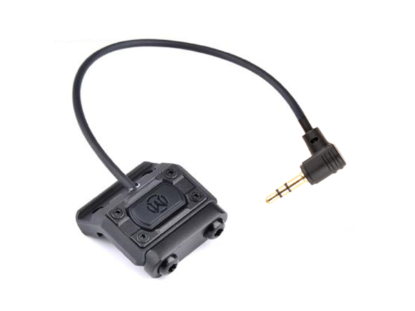 WADSN 20mm Mounted ML Button with 2.5mm Connector WD07017 (Black / DE)
