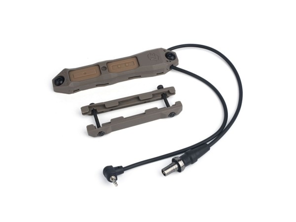 WADSN Tactical Augmented Pressure Switch, 20mm, Keymod & M-LOK with SF & 2.5mm Jack WNE04040 (Black / DE)