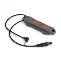 WADSN Tactical Augmented Pressure Switch, 20mm, Keymod & M-LOK with SF & 2.5mm Jack WNE04040 (Black / DE)
