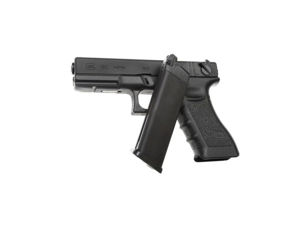 Tokyo Marui G18C Full Auto GBB Pistol (Black) 