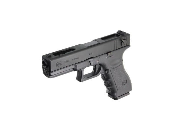 Tokyo Marui G18C Full Auto GBB Pistol (Black) 